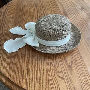 Cherokee Straw Hat With White Band